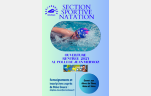 Section Sportive Scolaire Natation